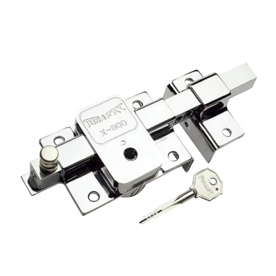 Cerradura Barra Fija Phillips Izquierda Cromada Llave Tetra