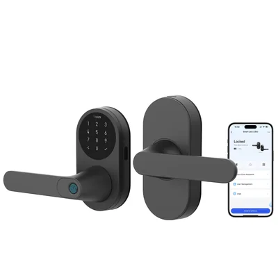 Cerradura Aqara U300 Negro Con Huella Digital Y Apple Home Key - Venta Internacional.