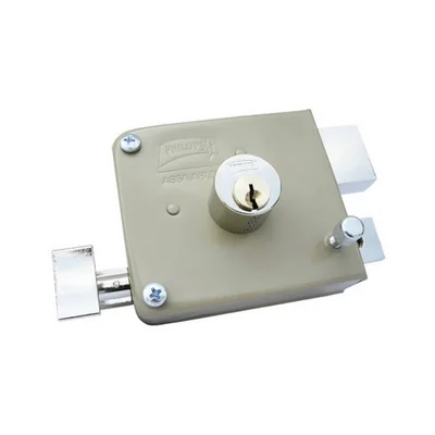 Cerradura Sobreponer Phillips Derecha Clasica Beige