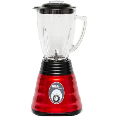 Licuadora Disa Home Pro Vaso De Vidrio 1.5 Lts. 3 Vel. color Rojo
