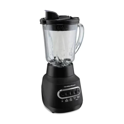 Licuadora Hamilton Beach Vaso De Vidrio 1.2 Litros Negra 58175j