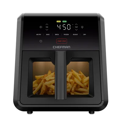 Chefman - Turbofry Freidora De Aire 6 En 1 – 7 Q