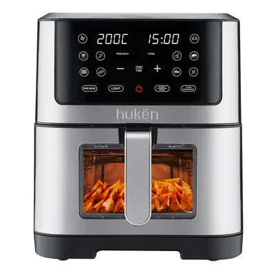 Freidora de Aire con Ventana 8l Hukën Masterchef