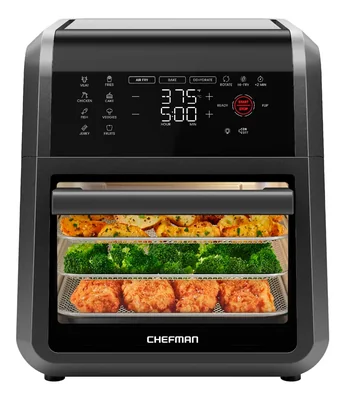 Freidora De Aire Horno Chefman 6 En 1 De 11 Lts