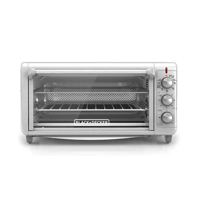 Freidoras De Aire Black+decker Black+decker Horno Con Freidora De Aire 30 L De Capacidad Con 5 Funciones De Cocción To3265xss-l