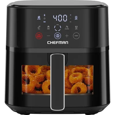 Freidora Chefman 6 l Tecnología Hi-fry 1700 W Negro - Venta Internacional