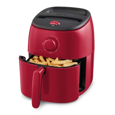 Freidora De Aire Dash Tasti-crisp™ Roja 2.6 L 1000 W Con Control De Temperatura Y Cesta - Venta Internacional.