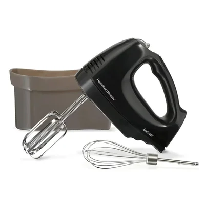 Batidora De Mano Hamilton Beach 6 Velocidades Con Estuche Negro