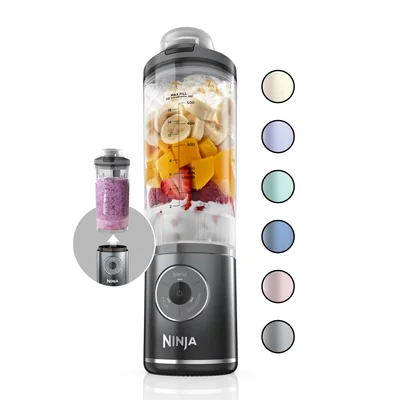 Licuadora Ninja Blast Max Twist Go Gris Inalámbrica Con Recipiente Extraíble 650 Ml - Venta Internacional.