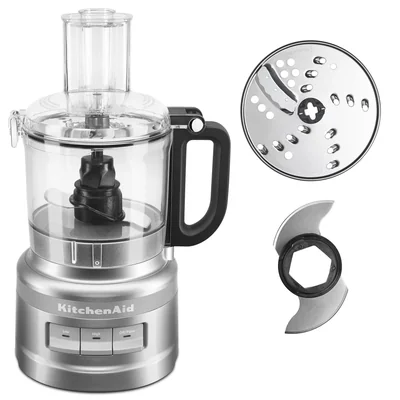 Procesador De Alimentos Kitchenaid Kfp0718cu 7 Tazas Contorno Plateado - Venta Internacional.
