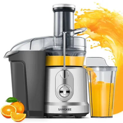 Extractor De Jugos Sangkee Multicolor 1000w Exprimidor Centrífugo Para Frutas Y Verduras