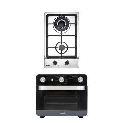 Horno con Freidora y Parrilla a Gas Disa Home 2 Quemadores