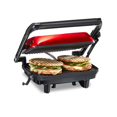 Sandwicheras Hamilton Beach Hamilton Beach Sandwichera Prensa Para Panini Para Cualquier Espesor De Sándwich Parrillas Antiad
