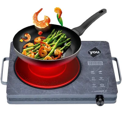 Parrilla You Estufa de Inducción Magnética 3500w 4 Funciones