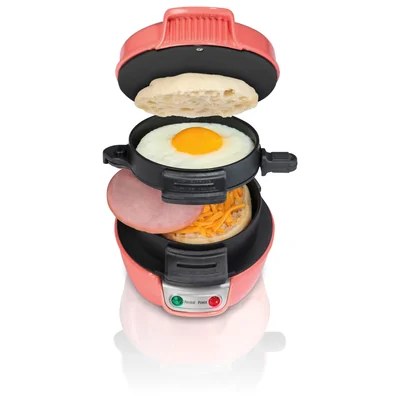 Sandwichera Para Desayuno Hamilton Beach Coral 25483 - Venta Internacional.