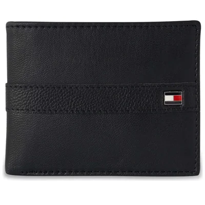 Cartera Passcase Color Café Tommy Hilfiger para Hombre