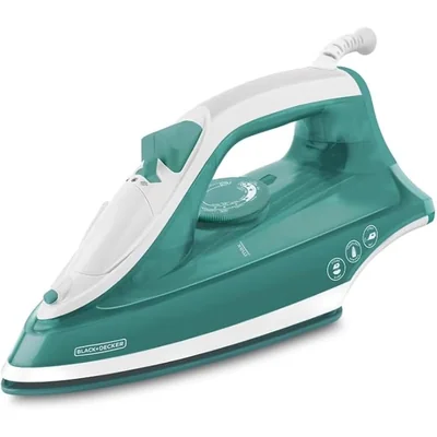 Plancha De Vapor Black And Decker Irbd352 Con Rocío Antiadherente Antigoteo Verde