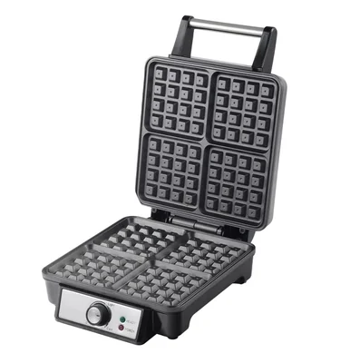 Waflera Belga MasterChef Plateada Heat+ Premium 4 Rebanadas