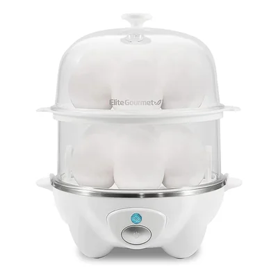 Máquina Para Cocer Huevos Elite Gourmet Egc1405w Con Capacidad Para 14 Huevos Color Blanco - Venta Internacional.
