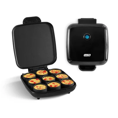 Hervidor Para Huevos Dash Sous Vide Style Negro Talla Familiar 9 Porciones - Venta Internacional.