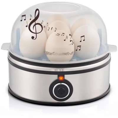 Cocedor De Huevos Elite Gourmet Egc855ss Para 7 Huevos Acero Inoxidable - Venta Internacional.