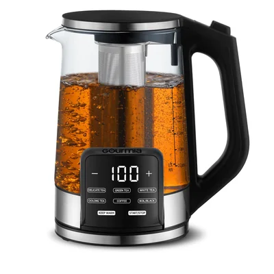 Hervidor Gourmia Programable Con Pantalla Táctil Digital Y Infusor De Acero Inoxidable 1 7 L - Venta Internacional.
