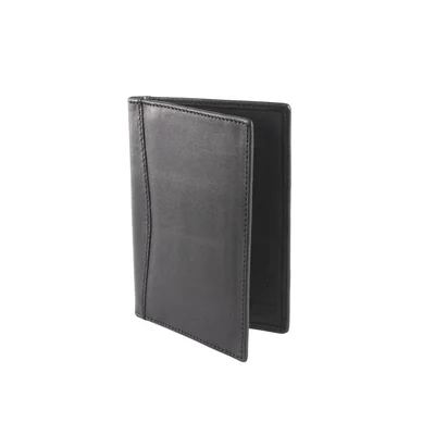 Cartera Porta Pasaporte Galicia de Piel Negro Miguel Petacas