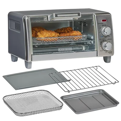 Horno Tostador De Convección Black+decker Crisp N Bake Para Encimera Freír Al Aire Hornear Asar - Venta Internacional.