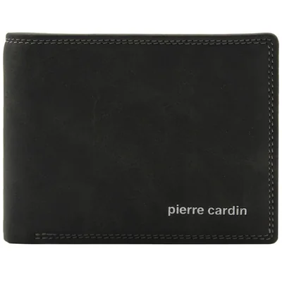 Billetera Efecto Piel Pierre Cardin Gris Combinado para Hombre