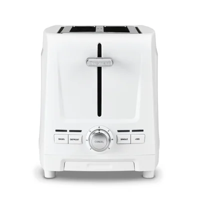 Tostador Cuisinart Core Collection Blanco Con Ranuras Extralargas Para 2 Rebanadas - Venta Internacional.