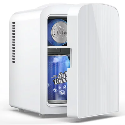 Mini Refrigerador Eléctrico 4l/6 Latas Enfriador Y Calentador Blanco - Venta Internacional.