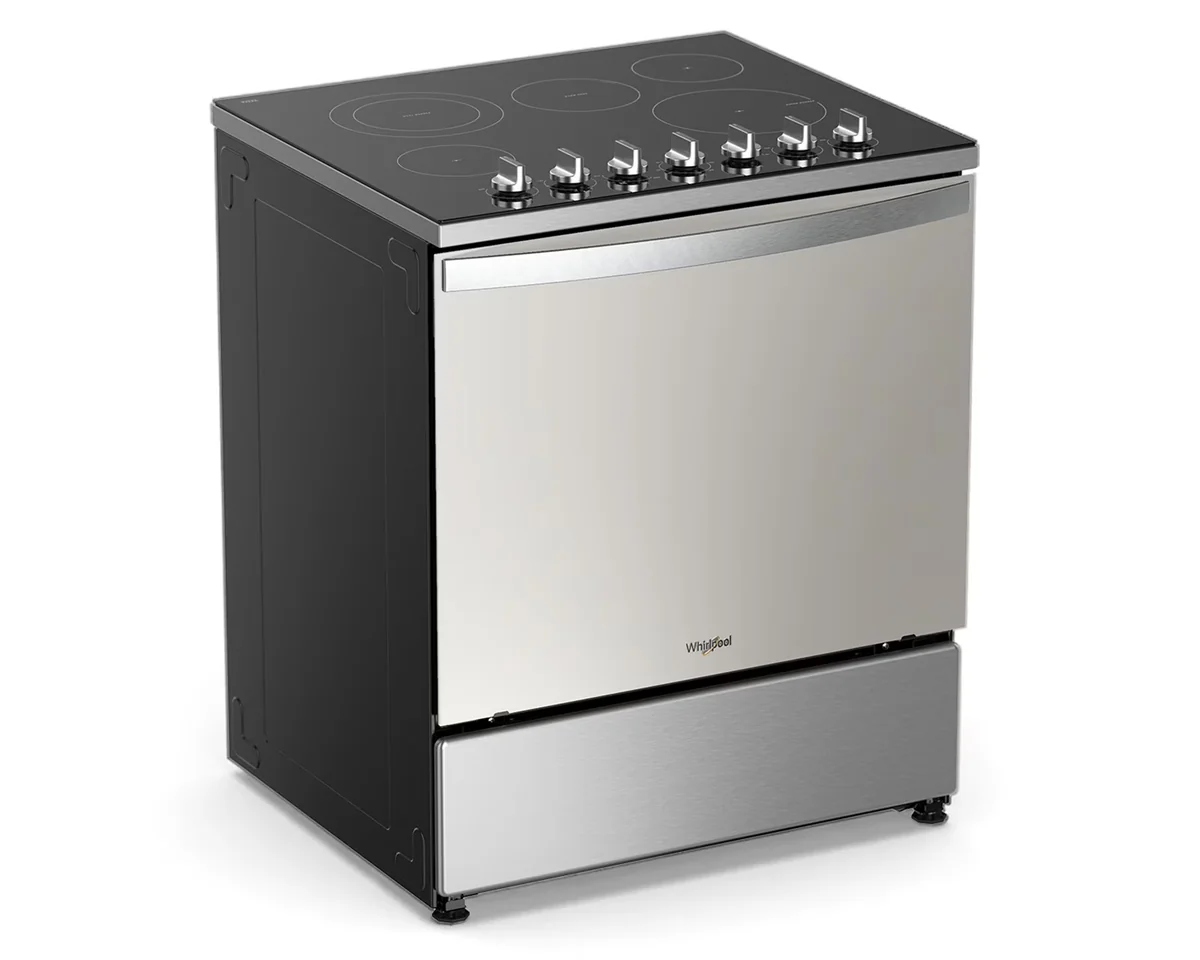 Estufa Whirpool de Piso 30 Pulgadas con 5 Quemadores Eléctrica WFRE2420D