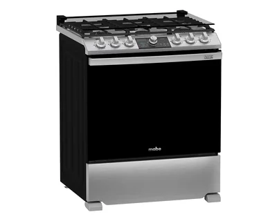 Estufa Mabe de Piso 30 Pulgadas 6 Quemadores de Gas EMH7613DSS0 Función Easy Clean Pro