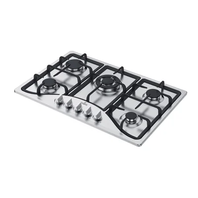 Parrilla A Gas 5 Quemadores Acero Inoxidable Naesi An115 Plata