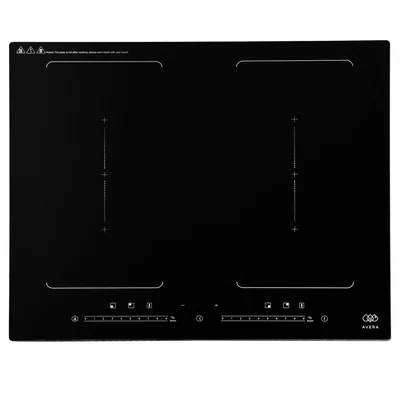 Parrilla De Inducción 220V 4 Quemadores 2 Zonas Flex 59cm Función Booster 7000 A 8000 W AVERA PIVF2