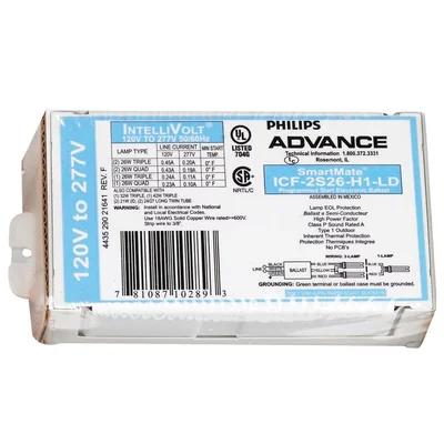 Balasto Electrónico Philips 54w 120 A 277v - Venta Internacional.