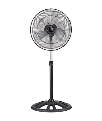 Ventilador Pedestal Mytek 3389 18 Pul Z-Fan Metal Industrial color Negro