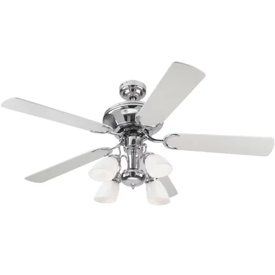 Ventilador Westinghouse 78556 Jewel Cromado 4 Luces 52 Pulgadas