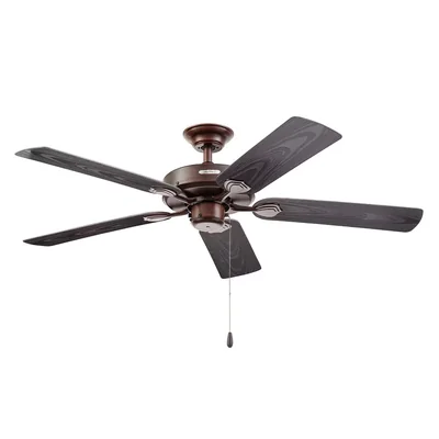 Ventilador Coolfan De Techo Huracán Sin Luz 52'' color Chocolate