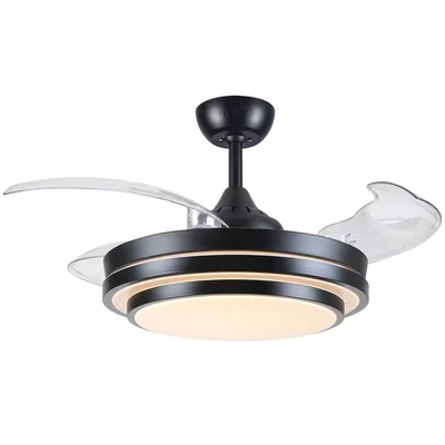 Ventilador Westinghouse 79018 Borealis Ii Negro Aspas Retráctiles 42 Pulgadas