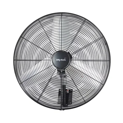 Ventilador de Pared Mytek 3363 Negro con 3 Aspas de Metal 30'' de Diámetro 127 V