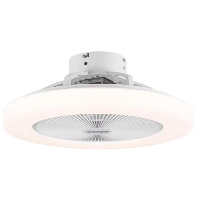 Ventilador Westinghouse 79016 Zurak Blanco Blancos Dinámicos 20 Pulgadas
