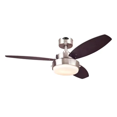 Ventilador Westinghouse 72473 Alloy Niquel Cepillado Con Luz 42 Pulgadas