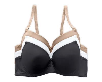 Brasier Media Copa con Moño Beauty Secret 3 Pack