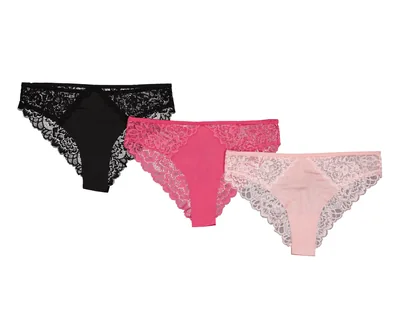 Bikini con Encaje Bebe para Mujer 3 Piezas