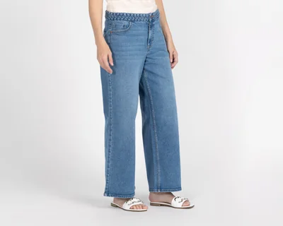 Jeans Wide Leg Lady Sun para Mujer