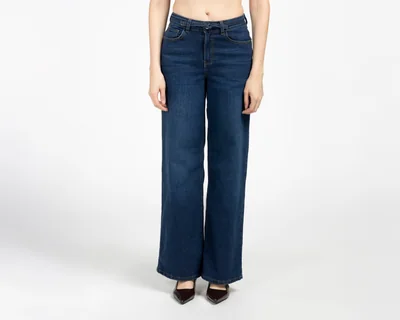 Jeans Wide Leg Bebe para Mujer