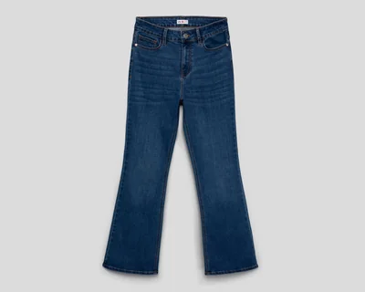 Jeans Flare Lucky Star Azul para Mujer