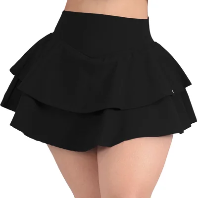 Falda Short Corta Deportiva De Mujer Con Volantes Sea Brazil