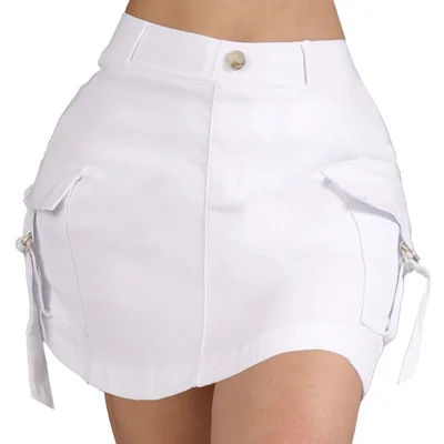 Falda Cargo De Tiro Alto Sea Brazil Para Mujer